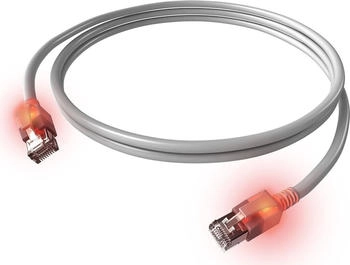 saCon S/FTP Kabel Kat.6A 3m grau
