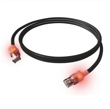 saCon S/FTP Kabel Kat.6A 1m schwarz (21.15.2371)