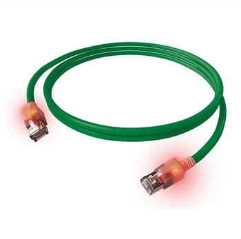 saCon S/FTP Kabel Kat.6A 0,5m grün (21.15.2340)