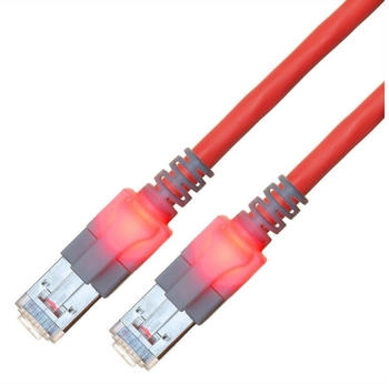 saCon S/FTP Kabel Kat.6 7m feuerrot (442605,700)