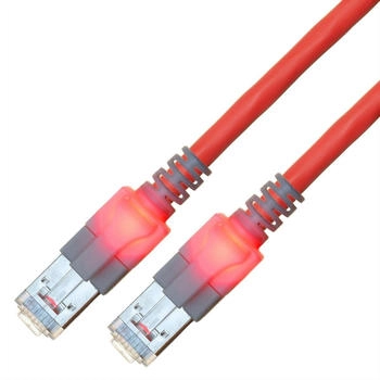 saCon Rot 10 m Cat6 S/FTP (S-STP) (442605,010)