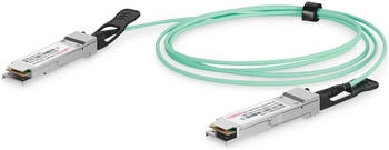 Digitus 100GBase Direktanschlusskabel QSFP28 zu QSFP28 10 m Glasfaser Duplex SFF-8431/SFF-8432 (AOC)