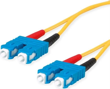 Telegärtner Patch-Kabel SC Single-Modus (M) zu SC Single-Modus (M) 5,0m Glasfaser 9/125 Gelb (100011858)