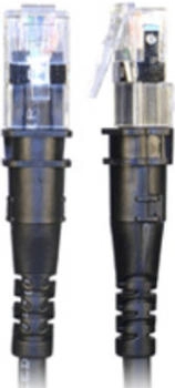 PatchSee Patch-Kabel RJ-45 (M) zu RJ-45 (M) 2,7m 4,9 mm FTP CAT 6a Schwarz (TP-6A-F/9)