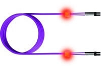 saCon LSD41100020 Glasfaserkabel 2m SC LSOH OM4 Violett (LSD41100020)