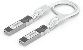 Ubiquiti UACC-Uplink-SFP28-0.3M InfiniBand/Glasfaserkabel 0,3m Wei&szlig; (UACC-UPLINK-SFP28-0.3M)