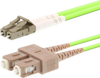 Logon AL5LCSC10I/5I InfiniBand/Glasfaserkabel 10m LC SC Hellgrün (AL5LCSC10I/5I)