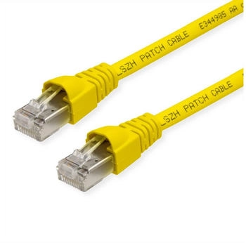 Telegärtner Patchkabel S/FTP PiMF Cat 6A (ISO/IEC) gelb 1,5m Für 10 Gigabit/s (L00001A0092)