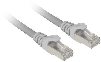 Sharkoon Patchkabel SFTP RJ-45 mit Cat.7a grau Kabel Netzwerk