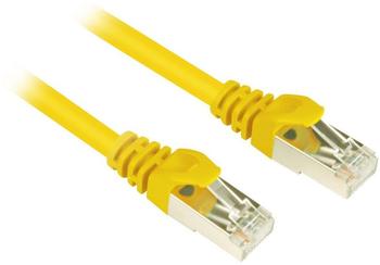 Sharkoon Patch-Kabel RJ-45 (M) bis RJ-45 (M) 1,5m SFTP CAT 6 Gelb