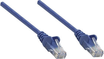 Intellinet RJ-45 (M) bis RJ-45 (M) 25cm UTP CAT 6 Blau (739931)