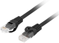 patch cable - 2 m - black - Schwarz - 2m