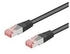 Wentronic CAT 6 Patchkabel S/FTP (PiMF) Schwarz 0.5 m CCA (95468)