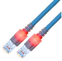 saCon Patchkabel Kat.6 (Class E) S/FTP, LSOH, blau, 10 m