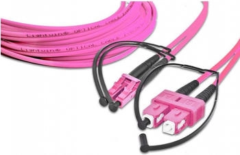 Lightwin LDP-50 LC-SC 1.5 OM4 Glasfaserkabel 1,5m Violett (LDP-50 LC-SC 1.5 OM4)