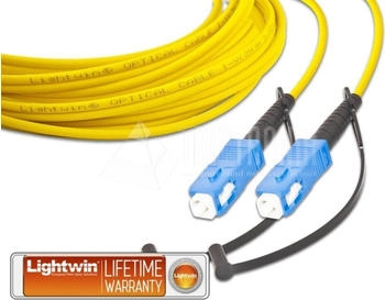 Lightwin LSP-09 SC-SC 5.0 Glasfaserkabel 5m OS2 Gelb (LSP-09 SC-SC 5.0)