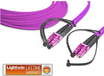 Lightwin High Quality Duplex LWL Patchkabel MM OM4 LC LC LWL Patchkabel (LDP-50 LC-LC 1.5 OM4)