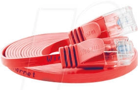 SLIM U6 7,5 RT Cat.6 -Patchkabel U/UTP 7,5m rot (PKW- -KAT6 7.5 RT)