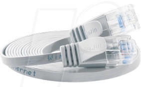 SLIM U6 25 WS Cat.6 -Patchkabel U/UTP 25m weiß (PKW- -KAT6 25.0 WS)