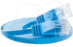 SLIM U6 1,5 BL Cat.6 -Patchkabel U/UTP 1,5m blau (PKW- -KAT6 1.5 BL)