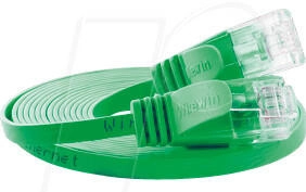 SLIM U6 015 GN Cat.6 -Patchkabel U/UTP 0,15m grün (PKW- -KAT6 0.15 GN)