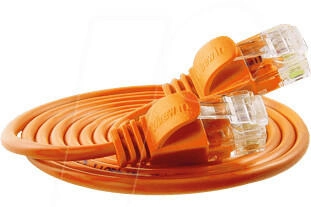 SLIM UL6 015 OR Cat.6 -Light-Kabel U/UTP 0,15m orange (PKW-LIGHT-K6 0.15 OR)