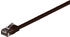 Wentronic CAT 6 Flach-Patchkabel U/UTP Dunkelbraun 1.5m Kupfermaterial (95892)