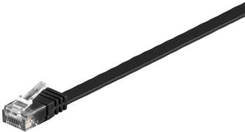 Wentronic CAT6 U/UTP Flat 15m 15m Cat6 U/UTP (UTP) Schwarz (95383)