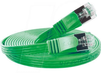 SLIM S6 01 GN Cat.6 -Patchkabel STP(PIMF) 0,1m grün (PKW-STP- -KAT6 0.1 GN)