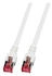 Wentronic 25m 2xRJ-45 Cable RJ-45 RJ-45 Nickel Weiß Cat6 (95656)