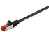 Wentronic CAT 6 Patchkabel S/FTP (PiMF) Schwarz 3m CCA (95508)