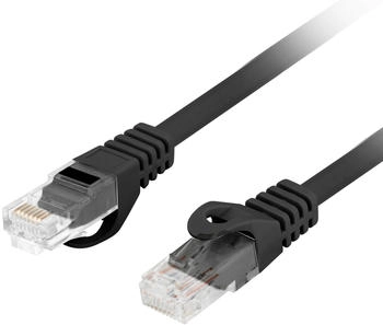 Lanberg PATCHCORD CAT.6 UTP LSZH CU 0.25M SCHWARZ FLUKE ZERT Netzwerk CAT 6 (PCU6-10CU-0025-BK)