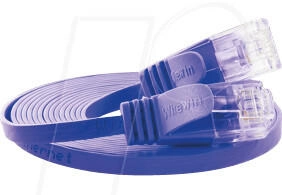 SLIM Patchcords UTP Violett 0,25m Cat6 U/UTP (UTP) (PKW- -KAT6 0.25 VT)