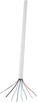 TRU Components CAT 5e U/UTP 4 x 2 x 0.14mm² Weiß 100m