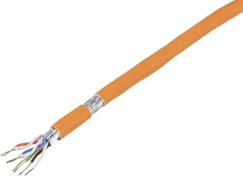 TRU Components TC-8400860 CAT 7 S/FTP 4 x 2 x 0.24mm&sup2; Orange 305m