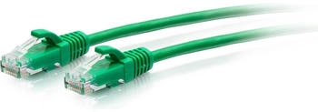 C2G 7FT/2.1M CAT6A SLIM PATCH 28AWG GREEN (30156)