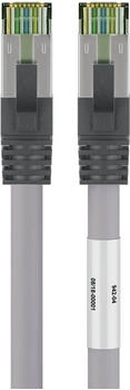 Wentronic CAT 8.1 Patchkabel S/FTP (PiMF) Grau 5m LSZH Kupfer AWG 24 (55139)
