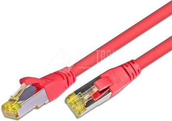 SLIM KAT6A HQ Patchkabel S/FTP LSOH Lifetime Warranty rot RJ45 Patchkabel (PKW-PIMF-KAT6A 30.0 RT)