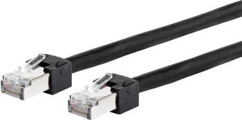 Metz Connect Patchkabel Cat.6 Ultraflex500 VoIP AWG 26 schwarz Netzwerk CAT 6 (13084U5000-E)