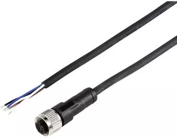 TRU Components TC-12833224 Sensor-/Aktor-Anschlussleitung M12 Kupplung gerade 10m Polzahl Sensoren: 4 1St.