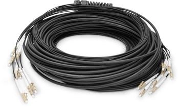 Digitus Glasfaser Universal Breakout Kabel Multimode OM4 8 Fasern LC/UPC-LC/UPC schwarz 50m (DK-24338U050BK-BBB)