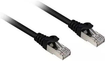 Sharkoon Patchkabel RJ45 Cat.6a SFTP schwarz, 5 Meter, LSOH (4044951018383)