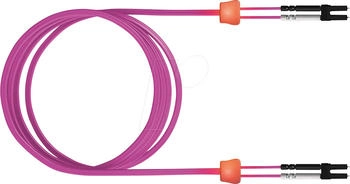 EasyLAN LED LWL Kabel 50/125&micro;m OM4 LC/LC Duplex violett 1m (LSD42200010)