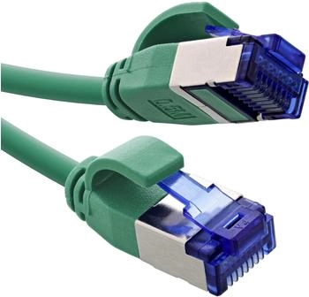 InLine Patchkabel Slim Cat.6A S/FTP TPE (LSZH) flexibel PoE grün 30m (74930G)