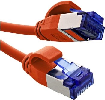 InLine Patchkabel Slim Cat.6A S/FTP TPE (LSZH) flexibel PoE rot 30m (74930R)