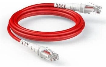 PatchSee RJ45 Patchkabel Cat. 6A U/UTP extra dünn rot 7,6m (TPC-SR-U/25)