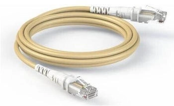 PatchSee RJ45 Patchkabel Cat. 6A U/UTP extra dünn beige 7,6m (TPC-LB-U/25)