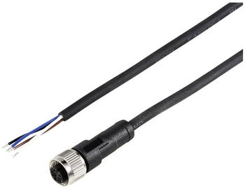 TRU Components TC-12833000 Sensor-/Aktor-Anschlussleitung M12 Kupplung gerade 2m Sensoren: 4 1St.