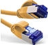 InLine Patchkabel Slim Cat.6A S/FTP TPE (LSZH) flexibel PoE gelb 25m (74925Y)