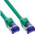 InLine Patchkabel Slim Cat.6A S/FTP TPE (LSZH) flexibel PoE grün 15m (74915G)